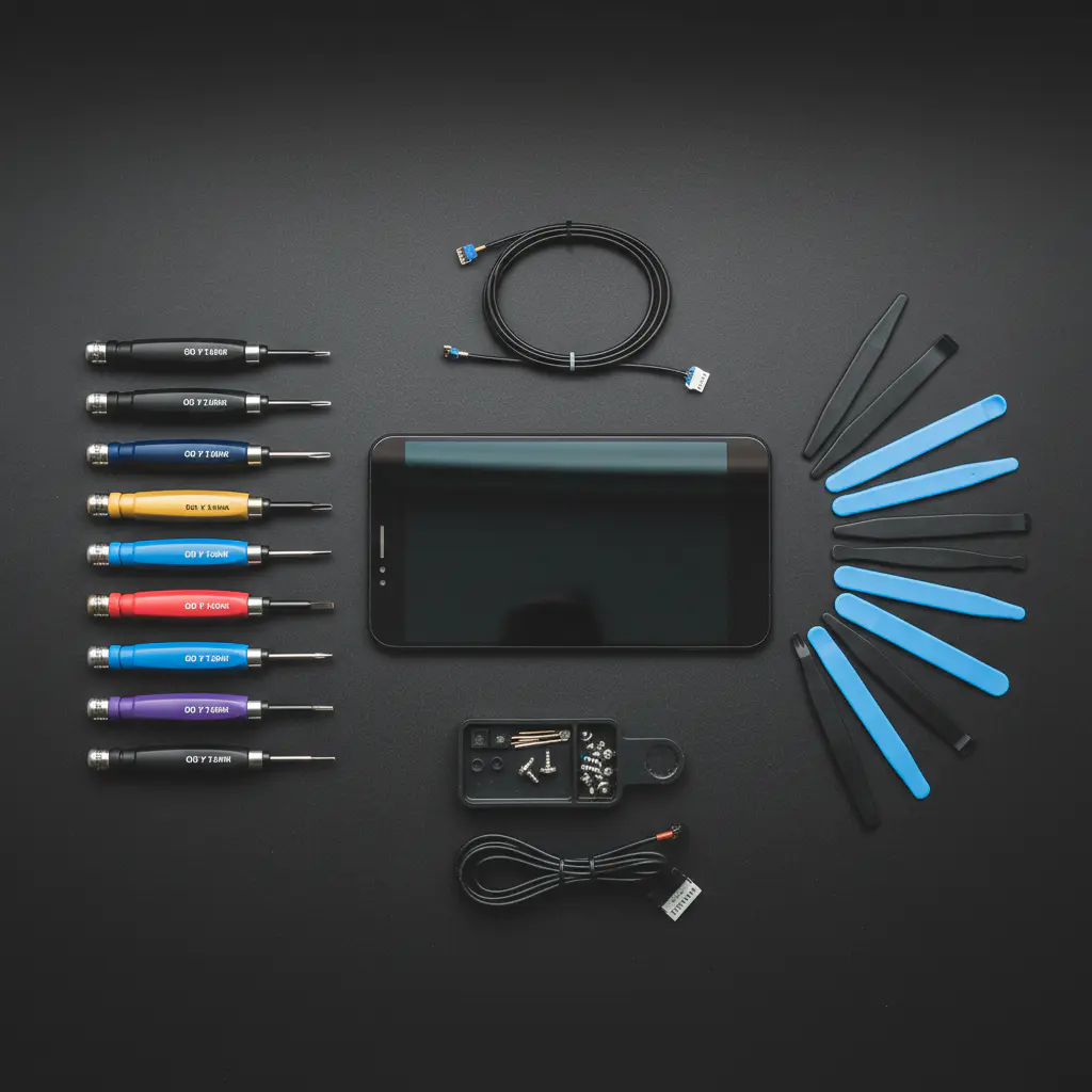 All kit contents neatly organized